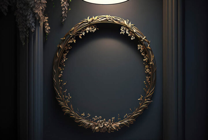 3D Floral Ring Backdrop