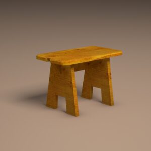 Wooden Kids Bench Prop