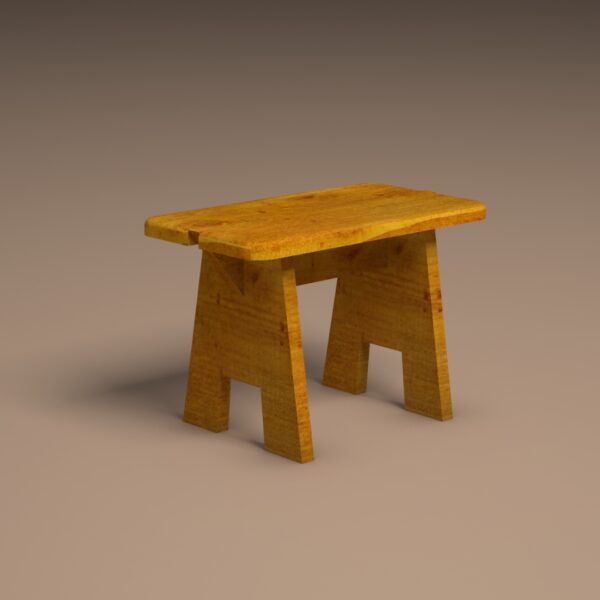 Wooden Kids Bench Prop