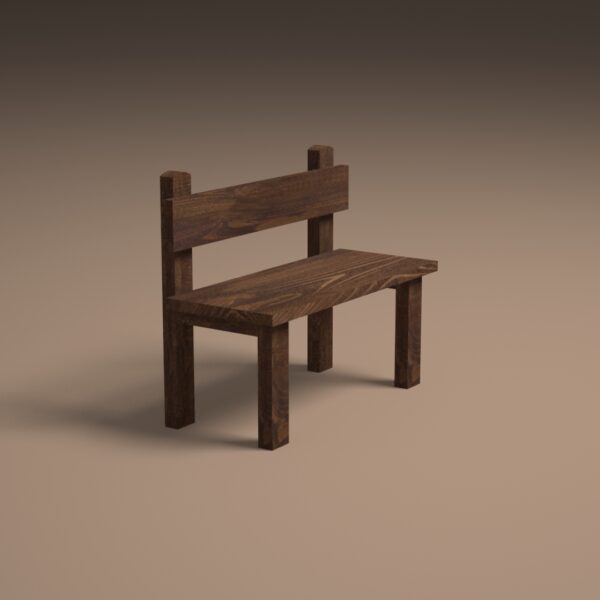 Wooden Bench for Baby Photography