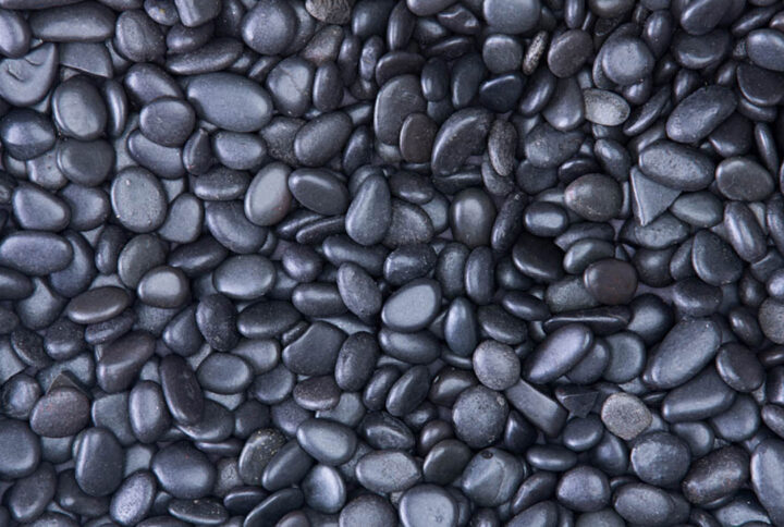 Pebble backdrop for product photography