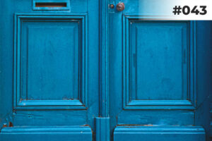 Doors backdrop for product photography