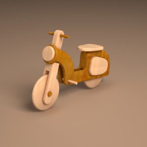 Wooden Scooter for Baby Photography